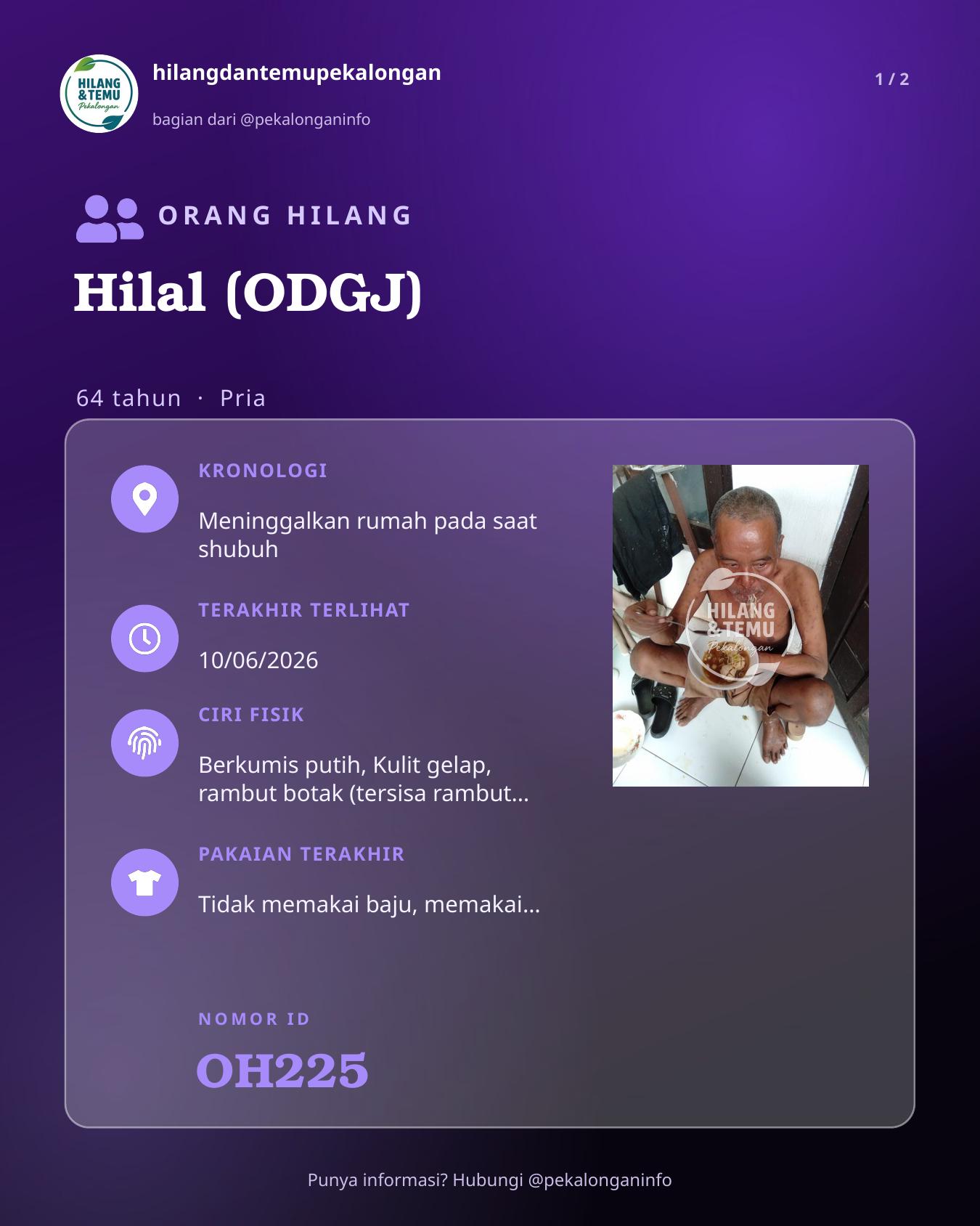 Slide laporan Hilal (ODGJ) (OH225)