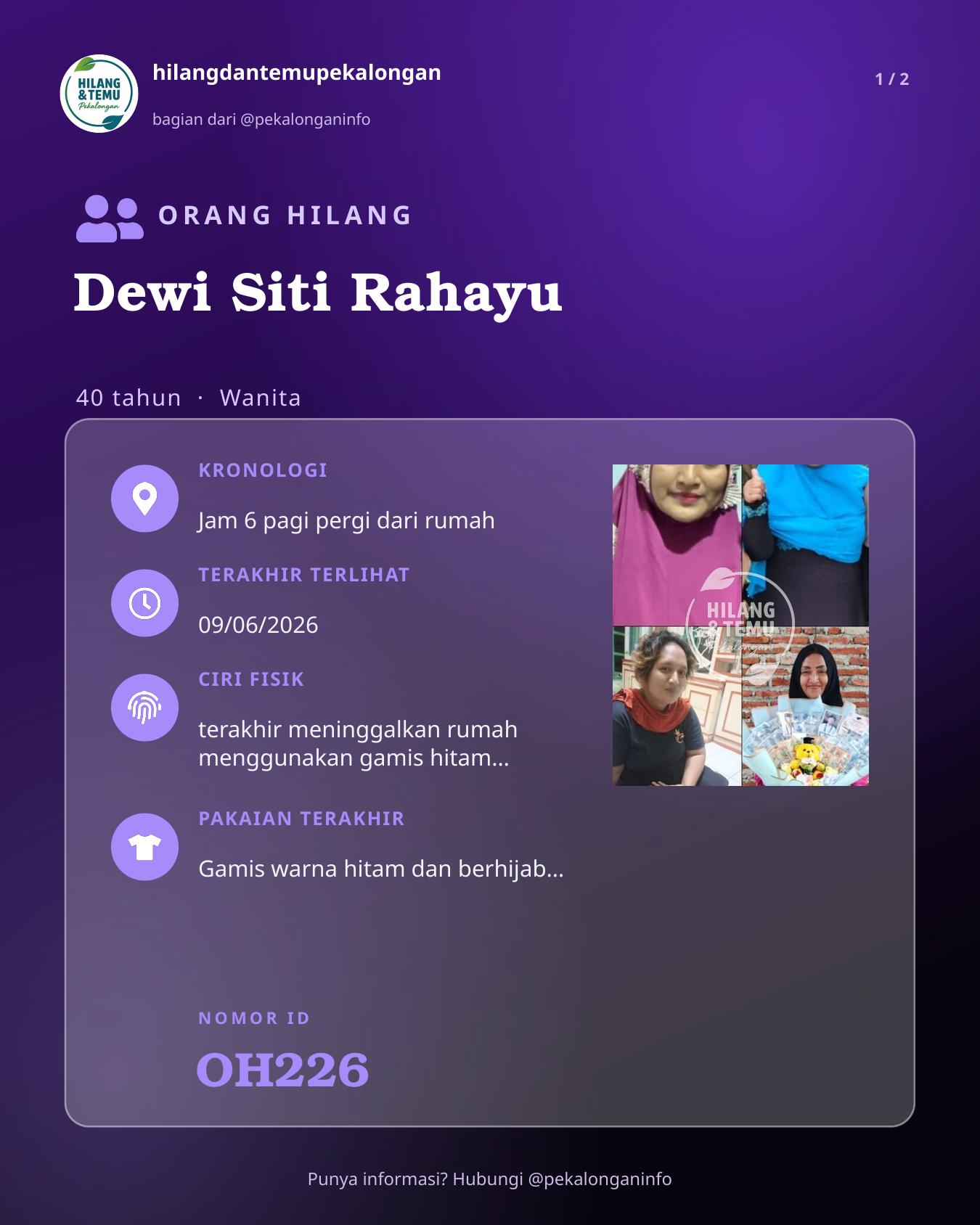 Slide laporan Dewi Siti Rahayu (OH226)