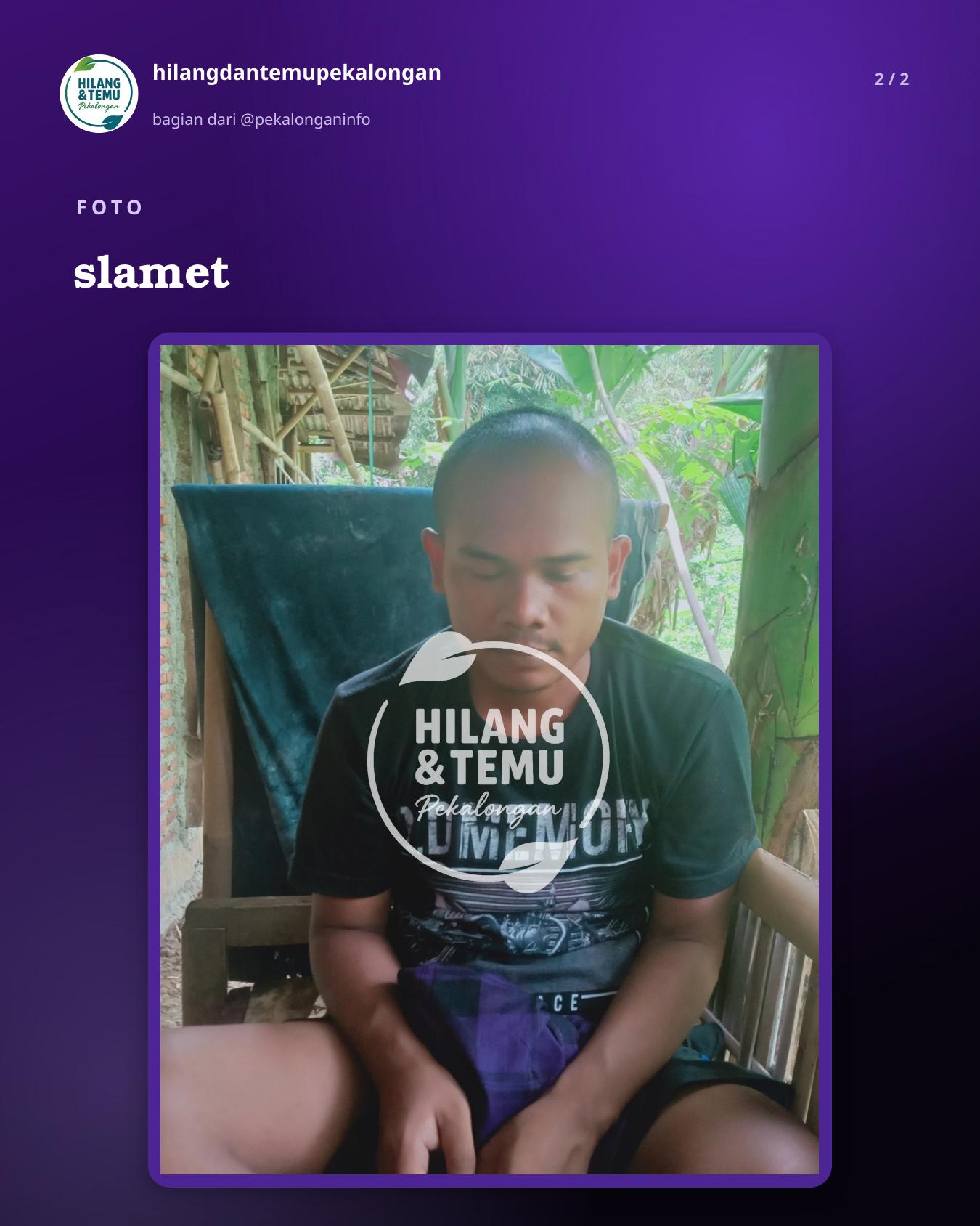Slide 2 laporan slamet