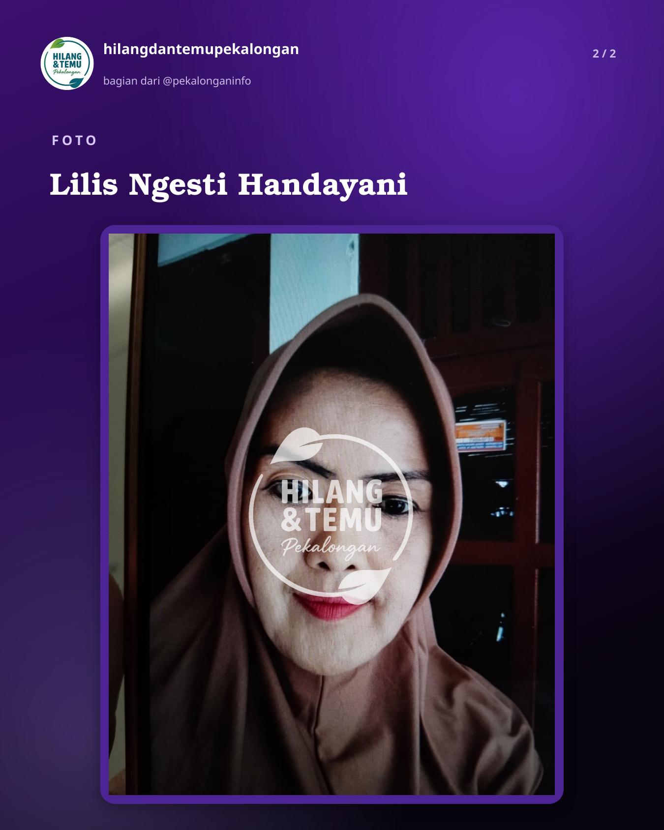 Slide 2 laporan Lilis Ngesti Handayani