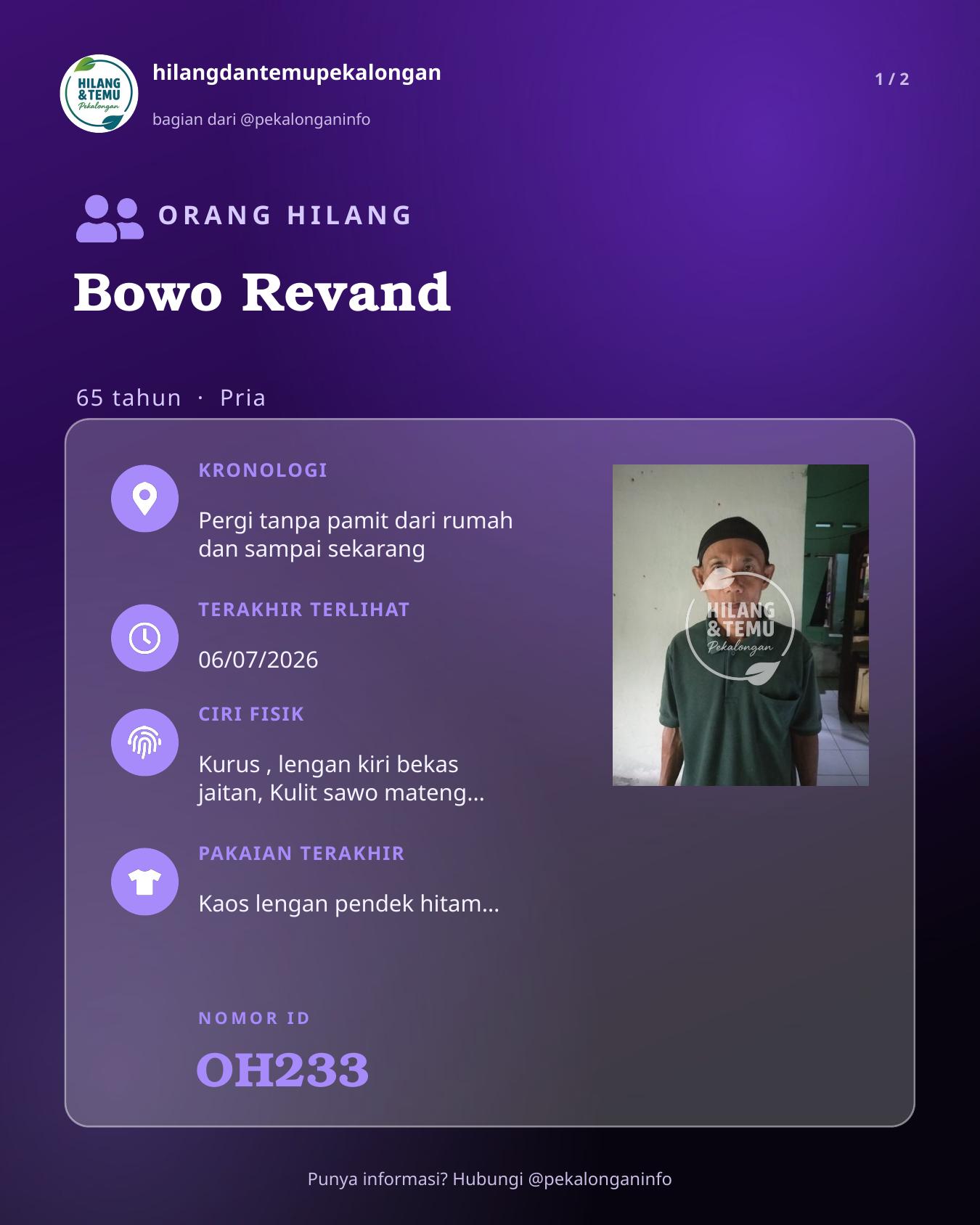 Slide laporan Bowo Revand (OH233)