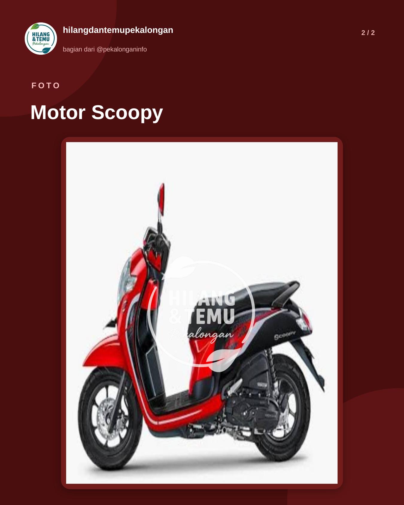 Slide 2 laporan Motor Scoopy
