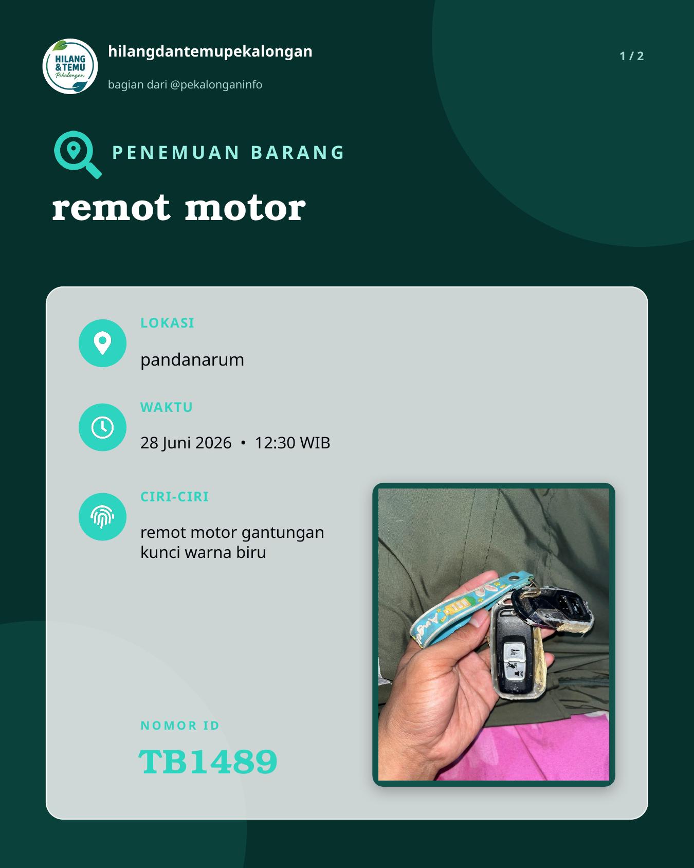Slide laporan remot motor (TB1489)