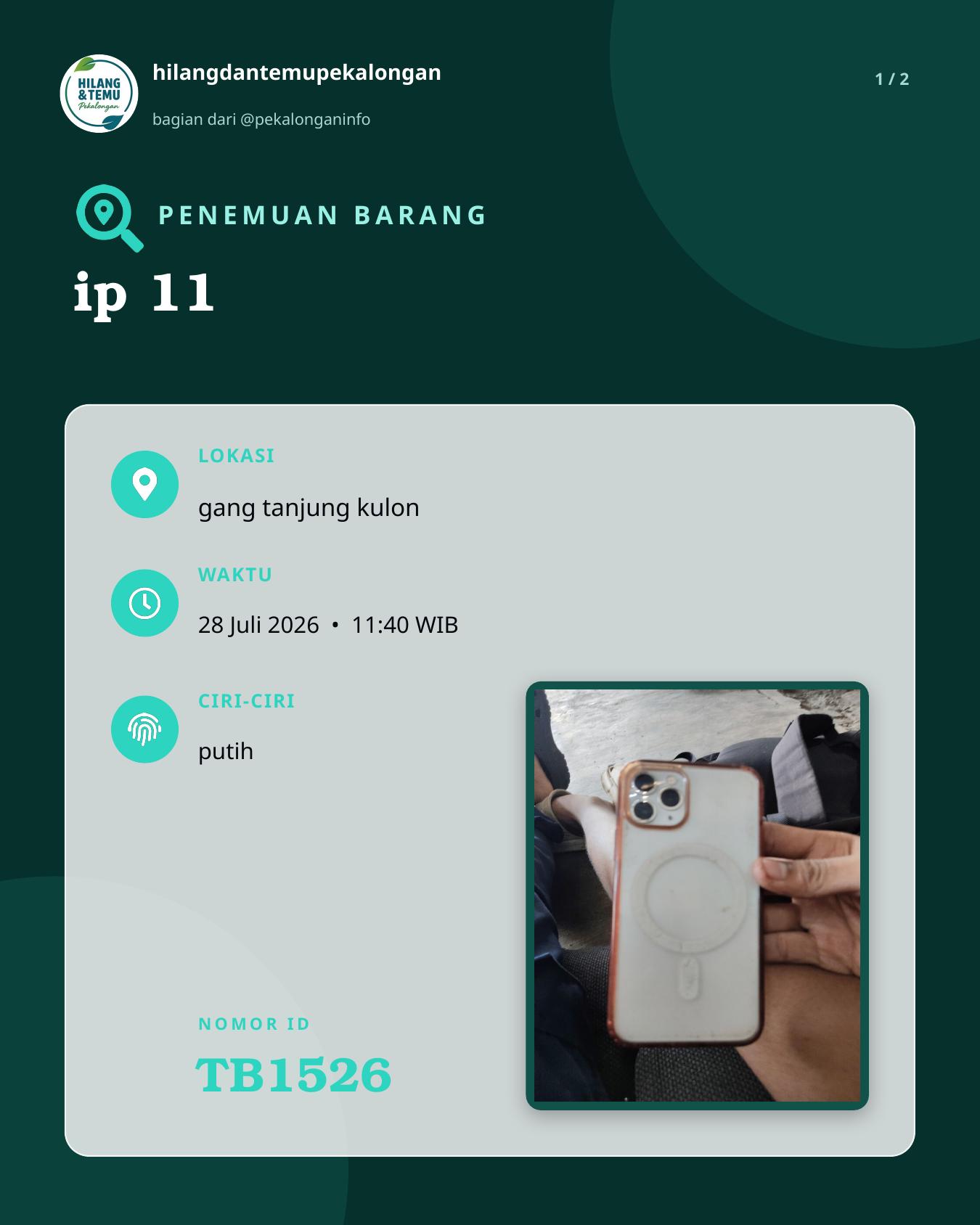 Slide laporan ip 11 (TB1526)