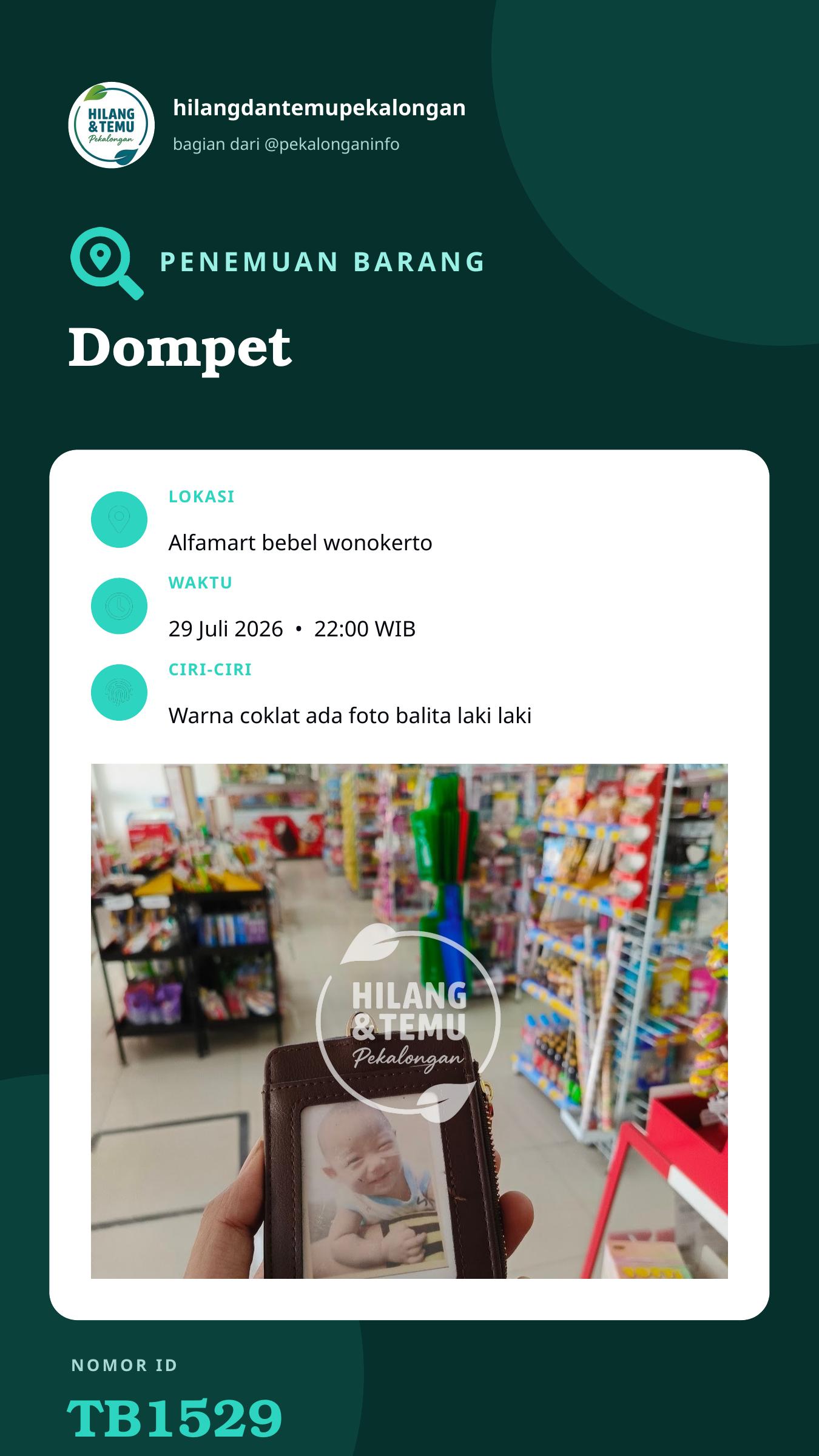 Story 9:16 laporan Dompet