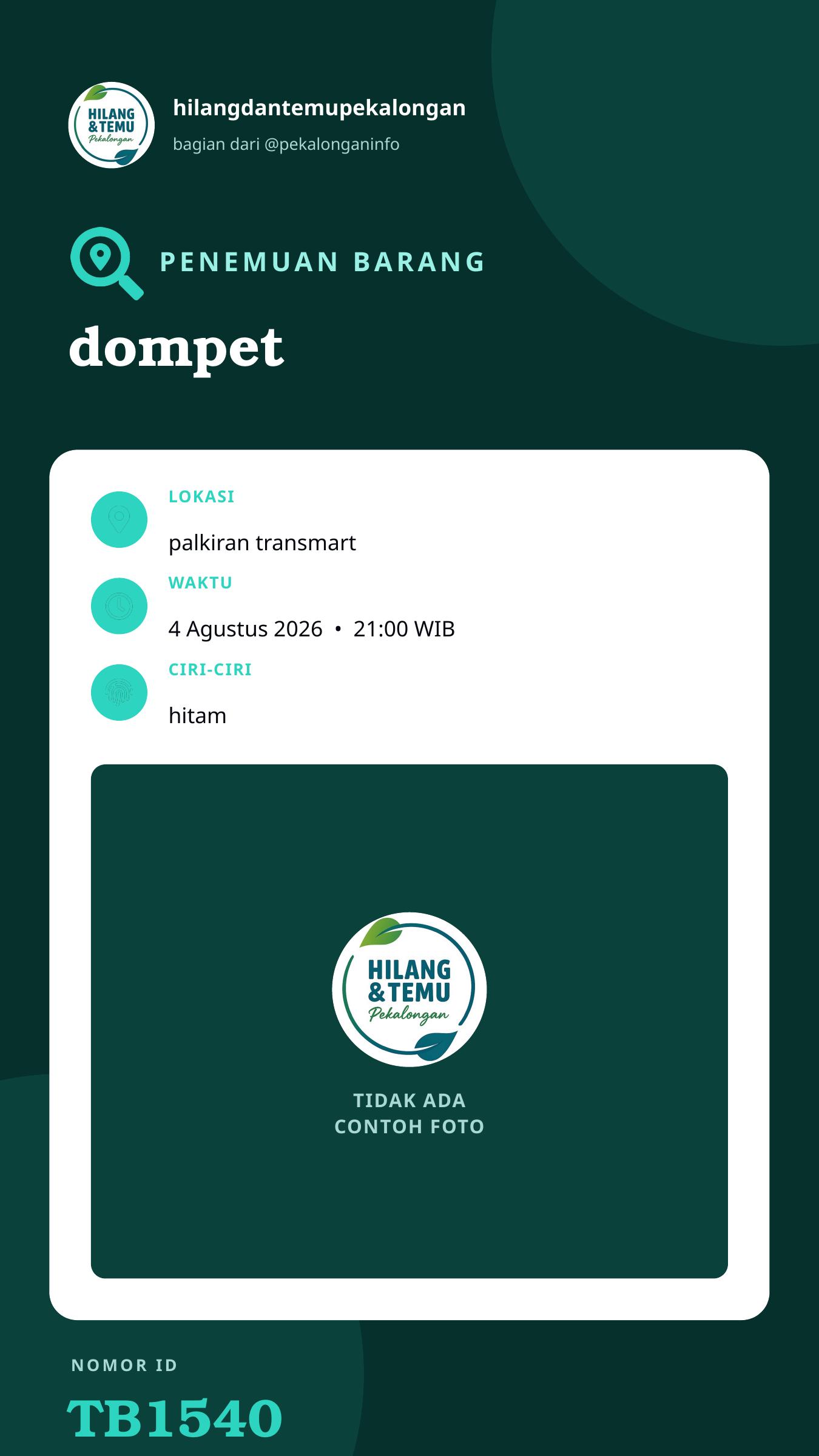 Story 9:16 laporan dompet