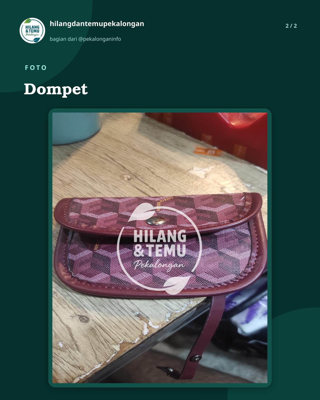 Slide 2 laporan Dompet