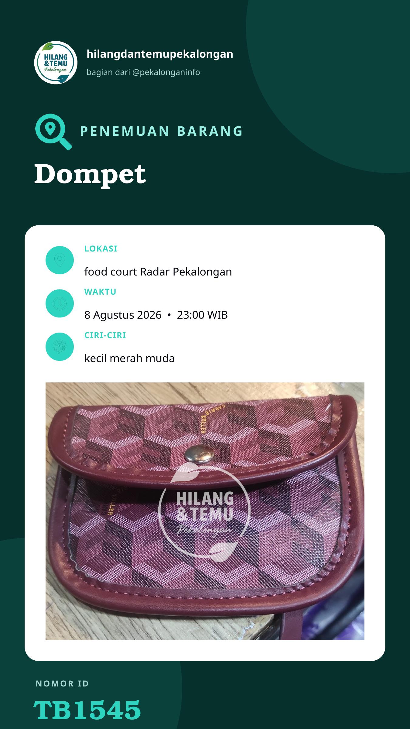 Story 9:16 laporan Dompet