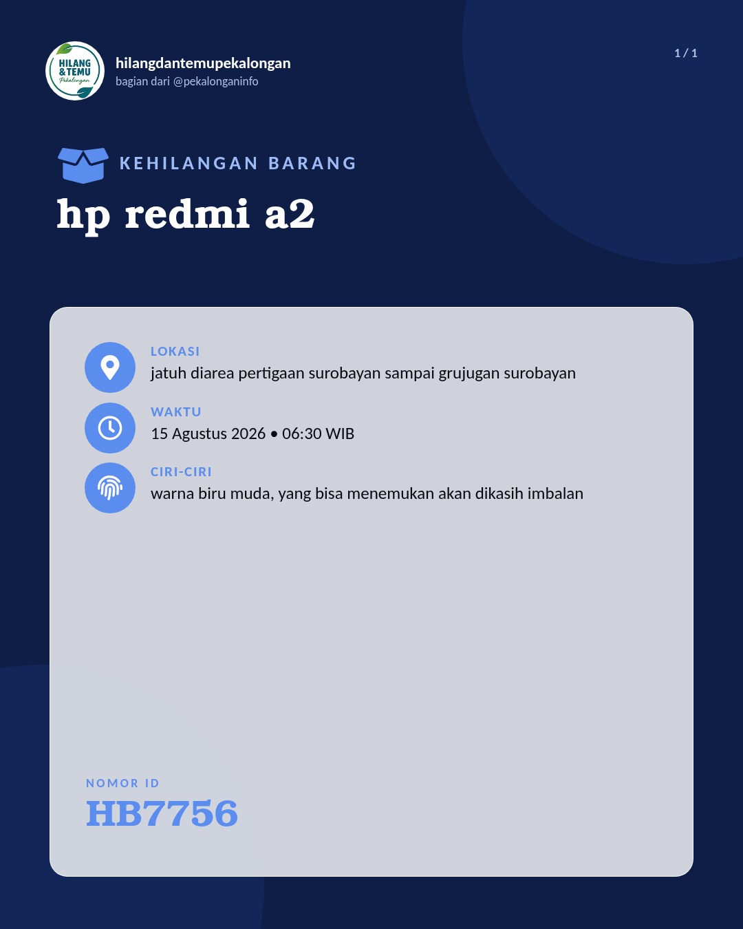 Slide laporan hp redmi a2 (HB7756)