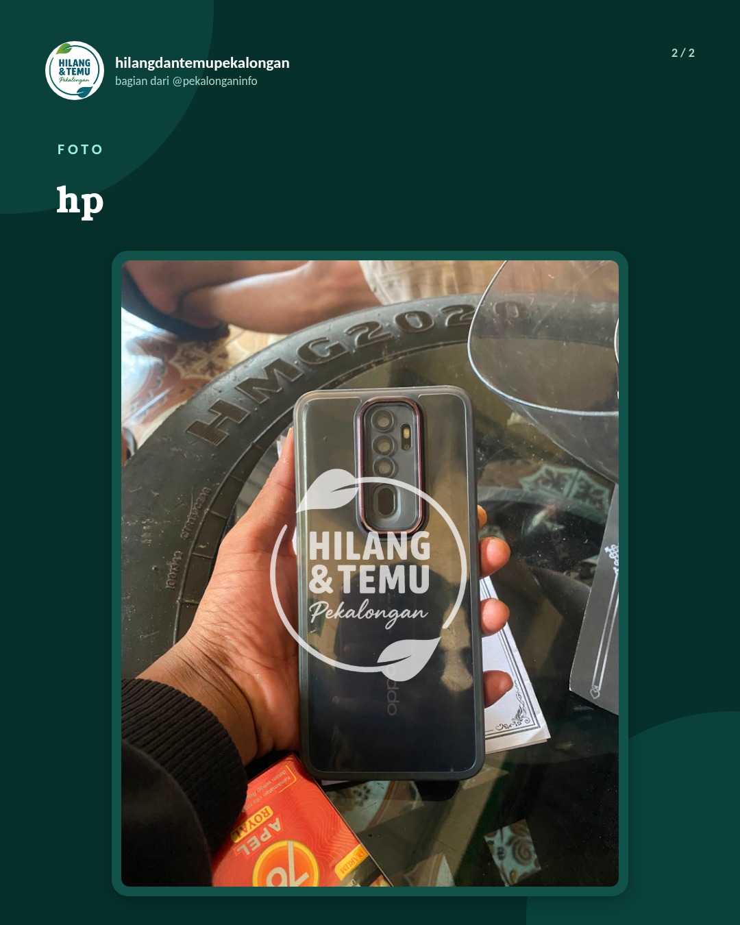Slide 2 laporan hp