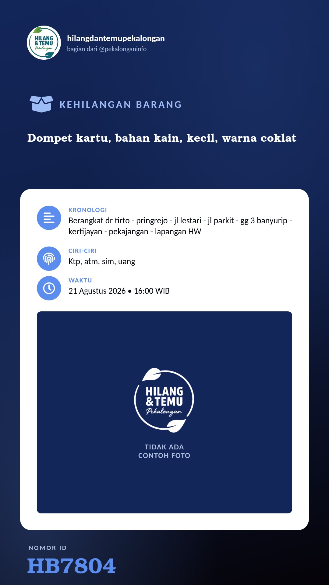 Story 9:16 laporan Dompet kartu, bahan kain, kecil, warna coklat