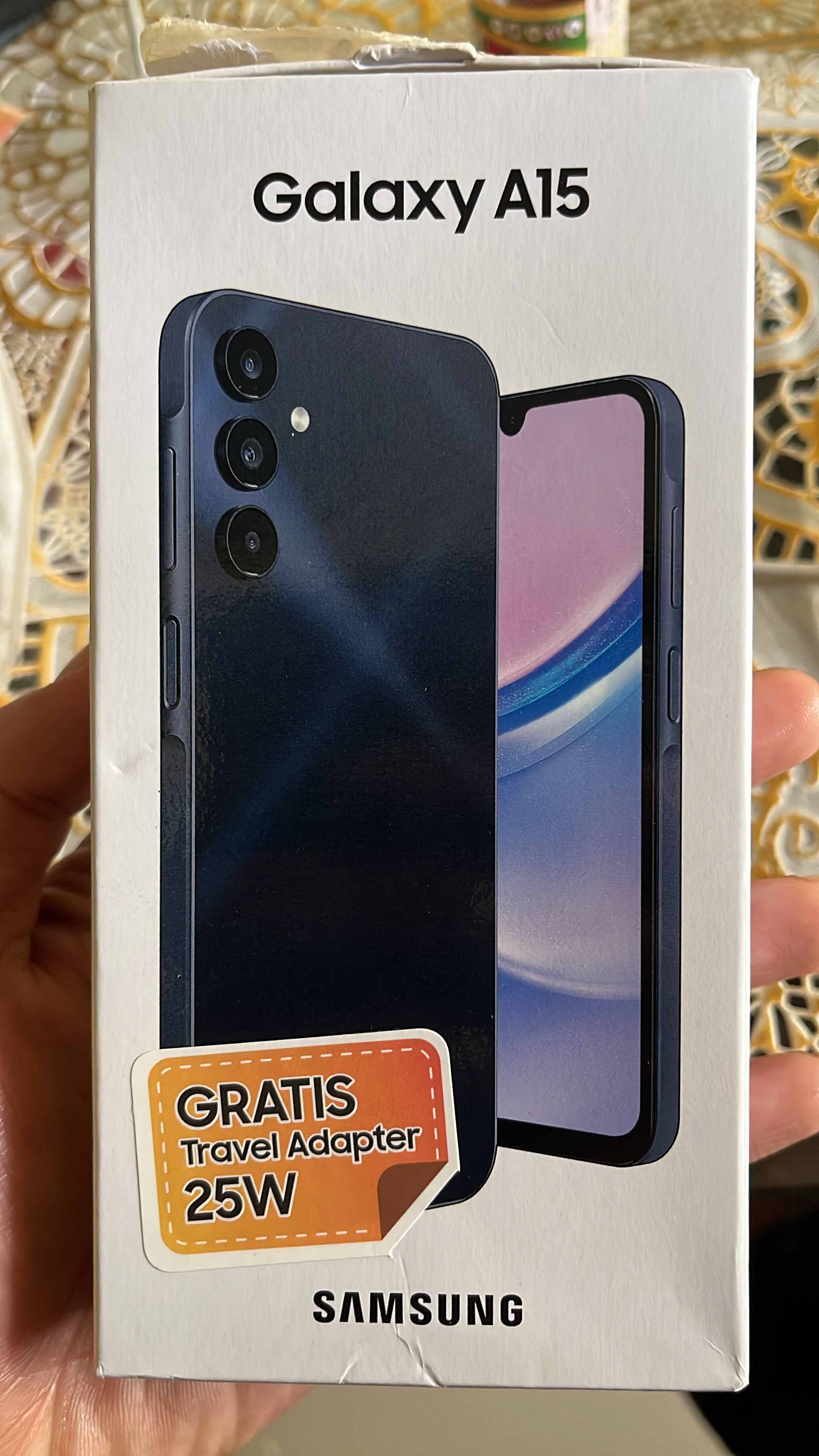 Foto laporan Hp Samsung a15/warna blue black (HB7809)