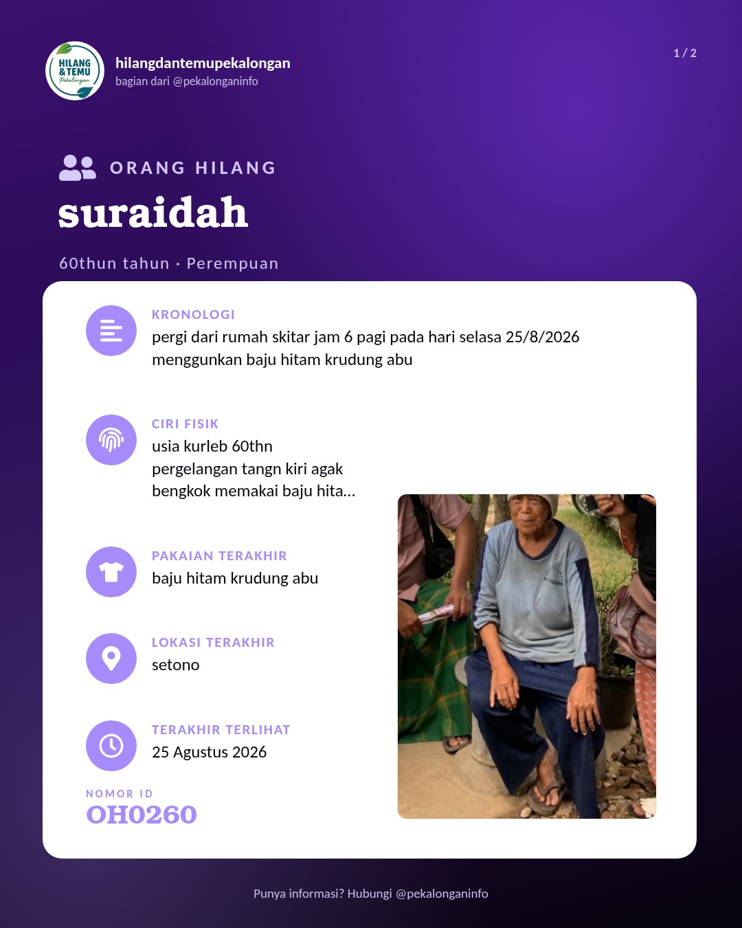 Slide 1 laporan suraidah