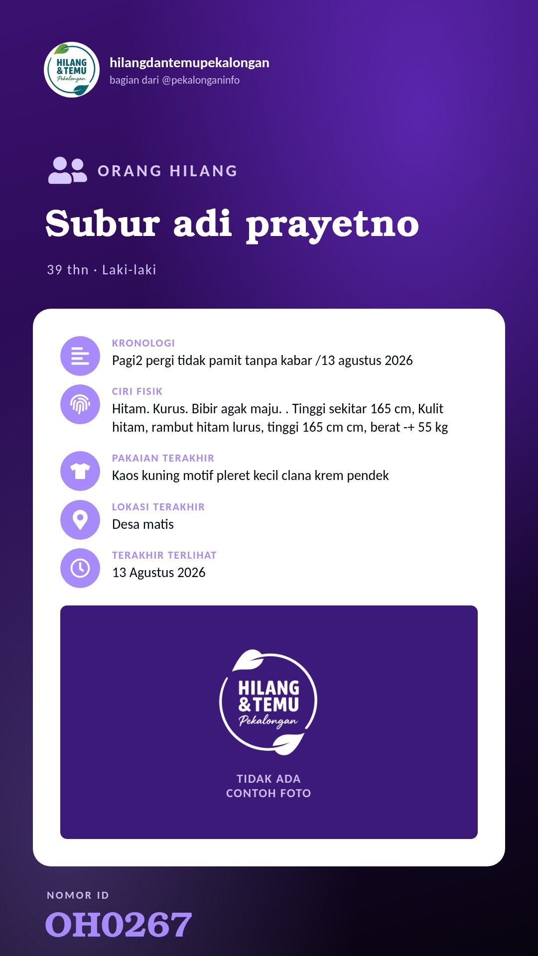 Story 9:16 laporan Subur adi prayetno