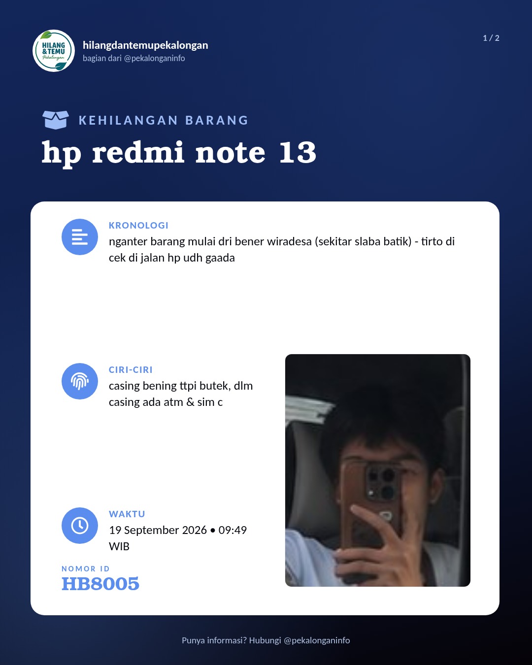 Slide 1 laporan hp redmi note 13