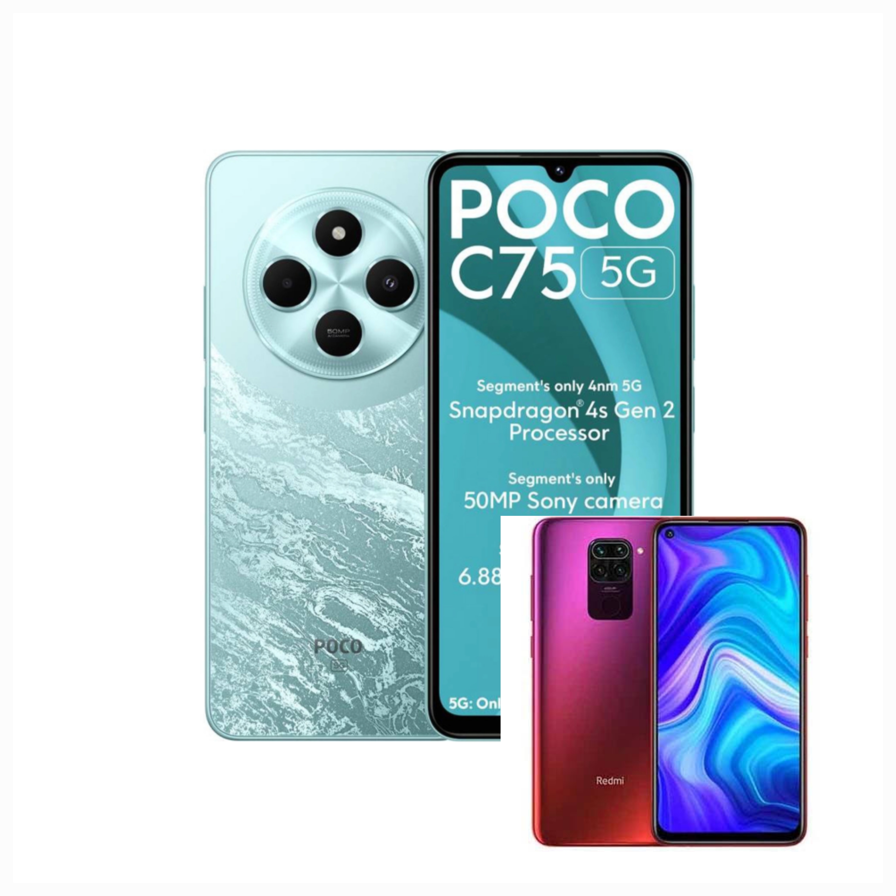 Foto laporan hp redmi note 9 dan poco c75 (PC0013)