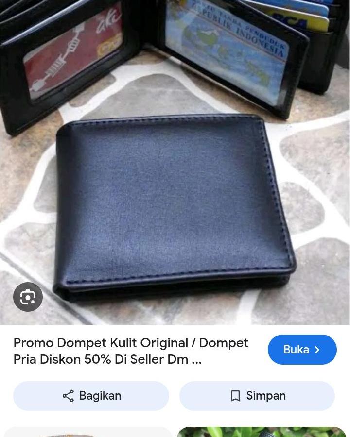 Foto laporan DOMPET PRIA (HB7720)
