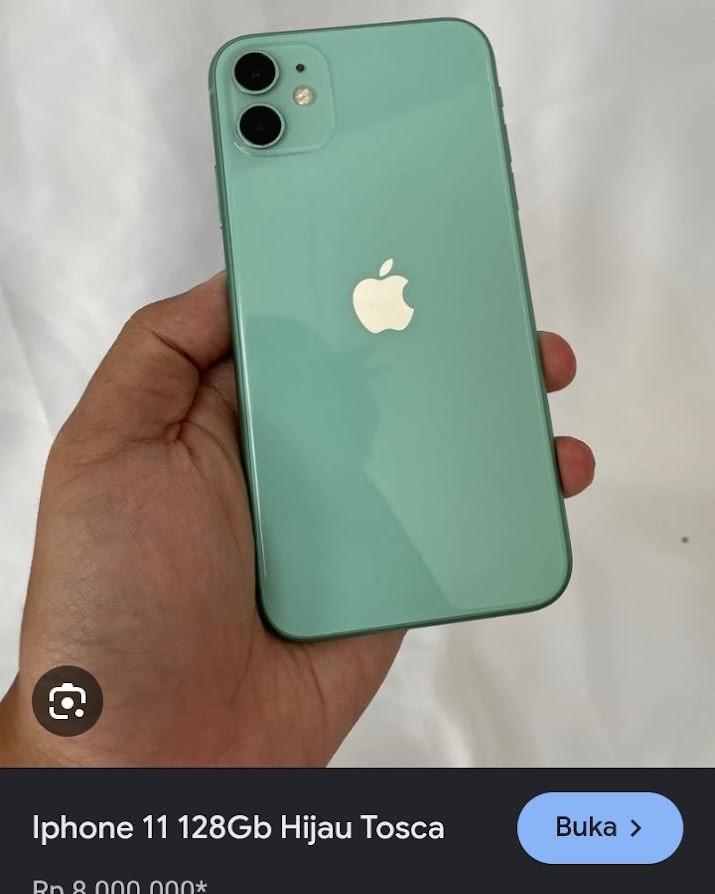 Foto laporan Hp iphone 11 warna hijau (HB7556)