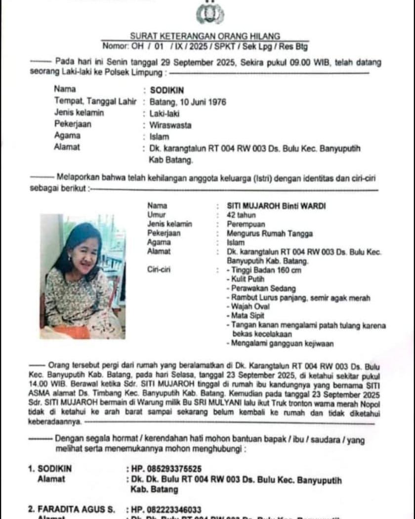 Foto laporan Siti mujaroh (OH155)