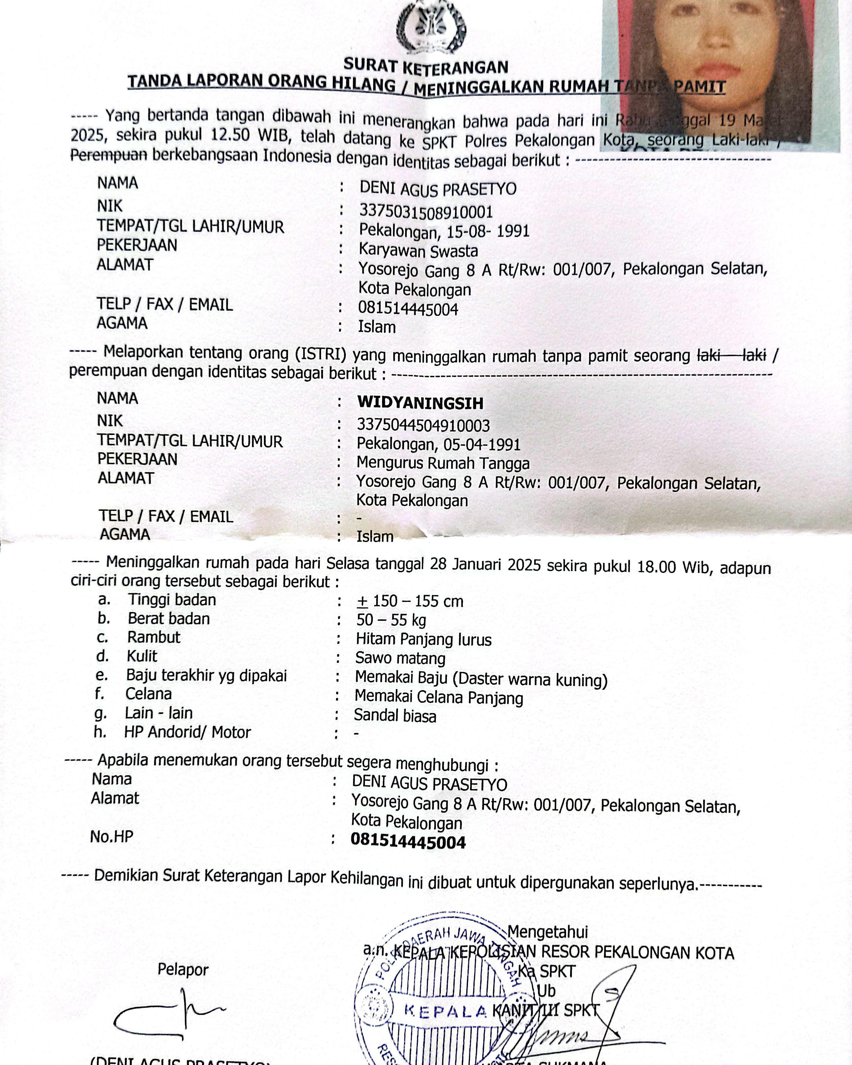 Foto laporan Widyaningsih (OH093)