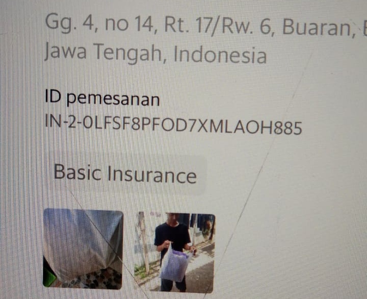 Foto laporan Baju sarimbit keluarga (HB0082)