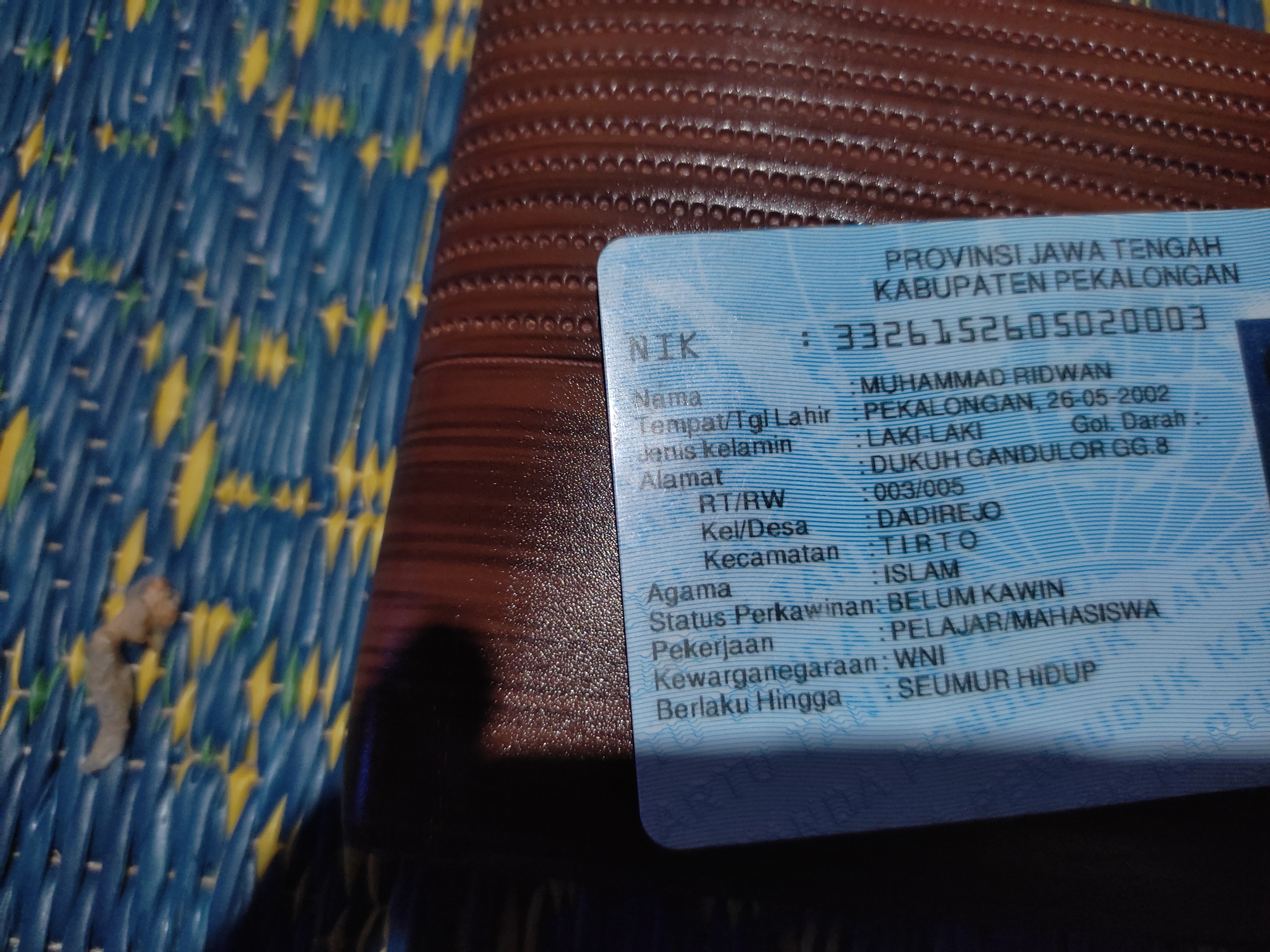 Foto laporan Dompet warna coklat (HB0181)