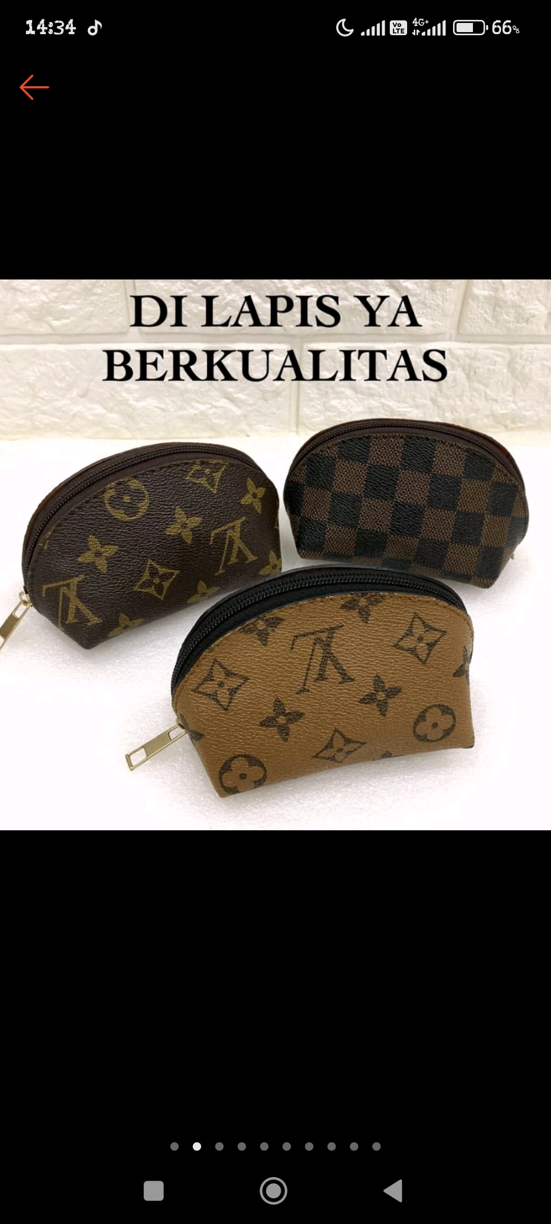 Foto laporan Dompet kecil coklat (HB0280)