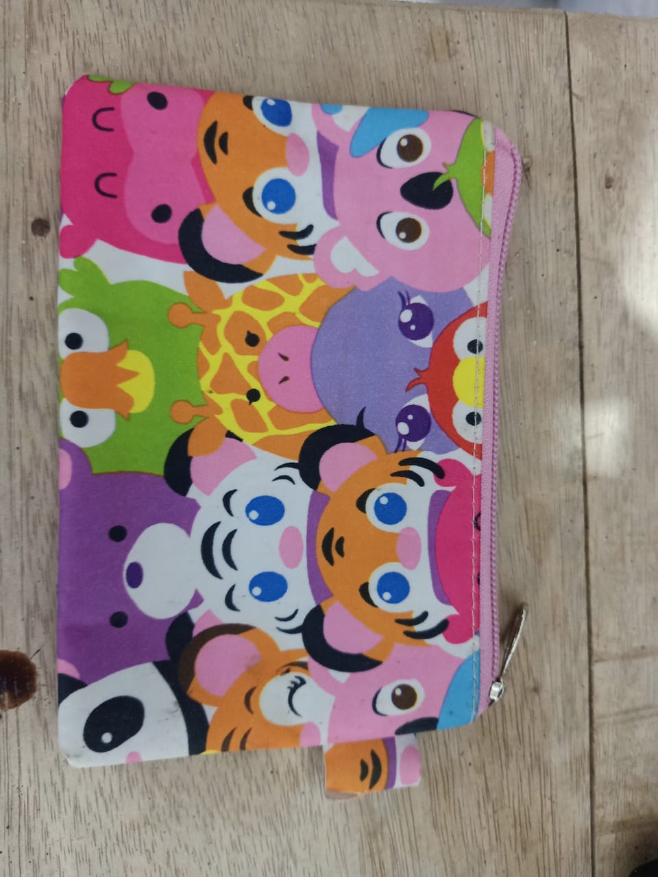 Foto laporan Dompet warna pink gambar boneka (HB0329)