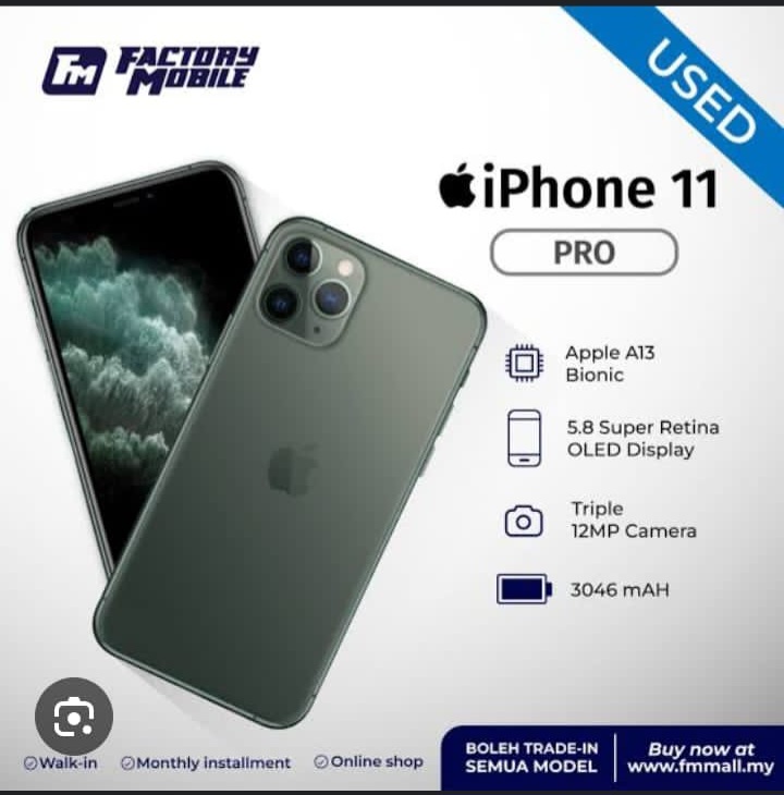 Foto laporan HP IPhone 11 Pro (HB0564)