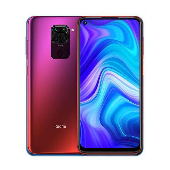 Foto laporan Hp redmi note 9 warna ungu kemerahan, case warna hitam (HB0652)