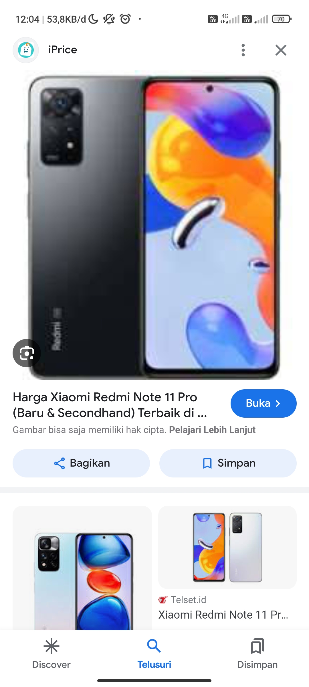 Foto laporan HP hilang (HB0750)