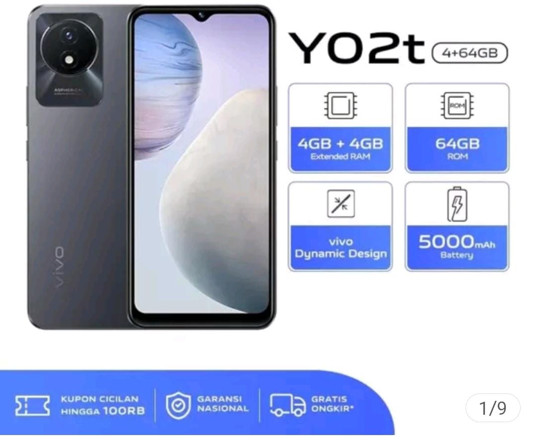 Foto laporan hp vivo y02t casing (HB0829)