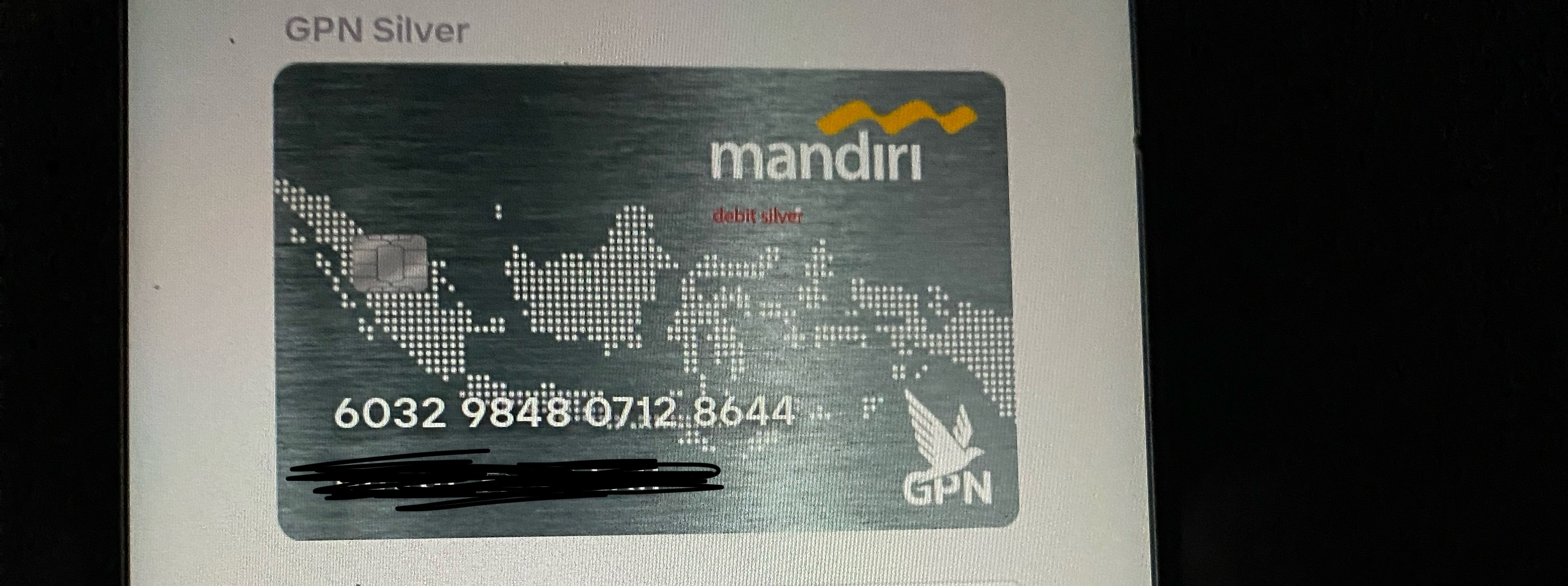 Foto laporan Kartu ATM Mandiri (HB1043)