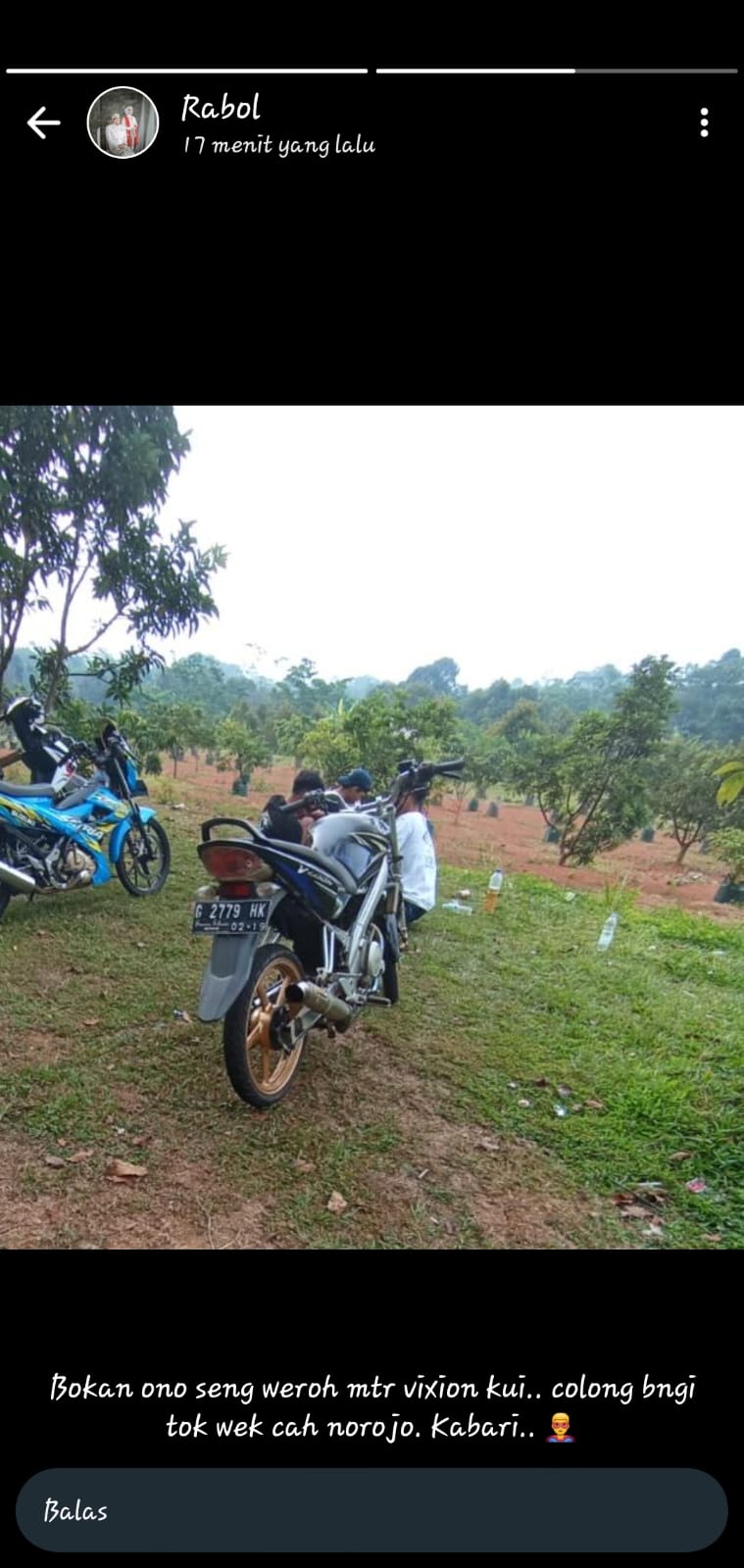 Foto laporan MOTOR VIXION 2009 (HB1045)