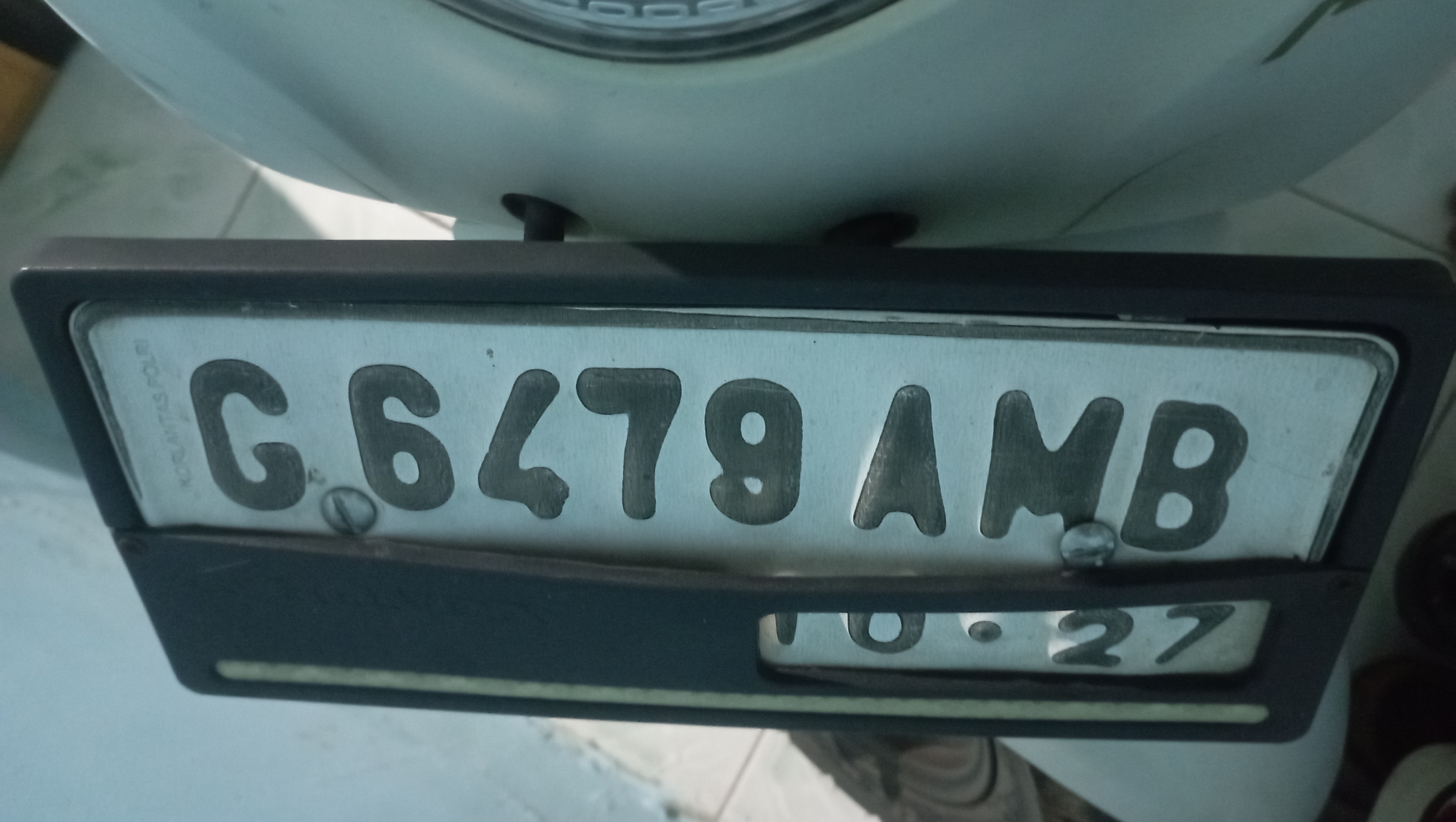 Foto laporan Nomor Plat Motor Scoopy 2022 (HB1104)