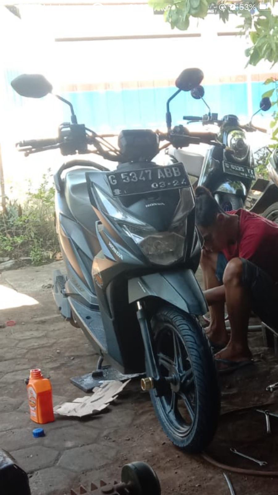 Foto laporan Motor honda beat street (HB1201)