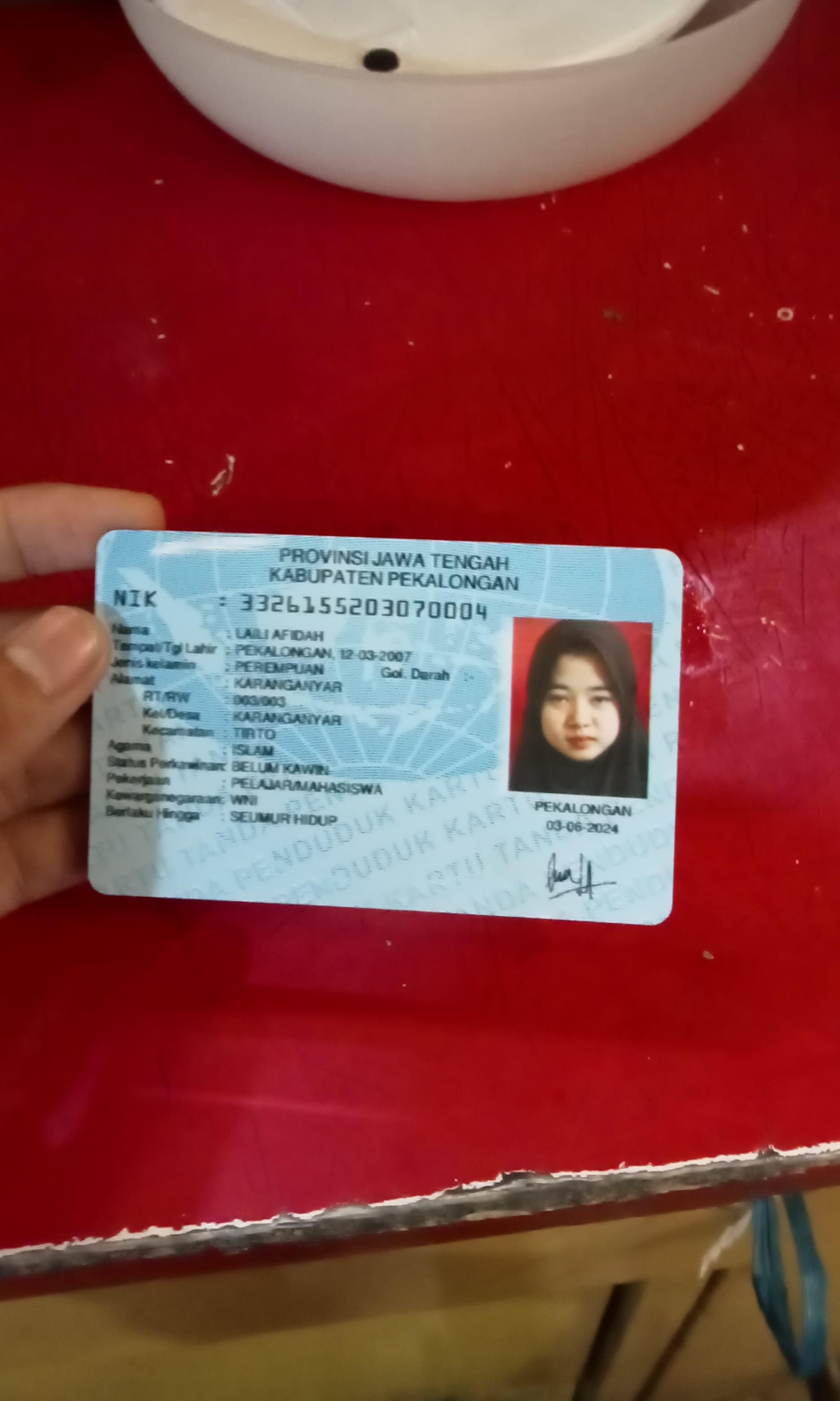 Foto laporan Ktp (HB1227)
