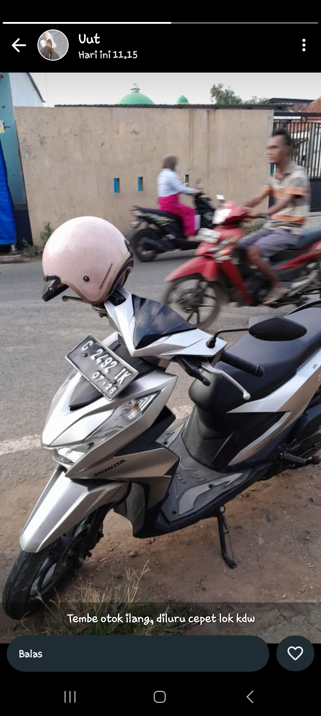 Foto laporan Motor (HB1412)