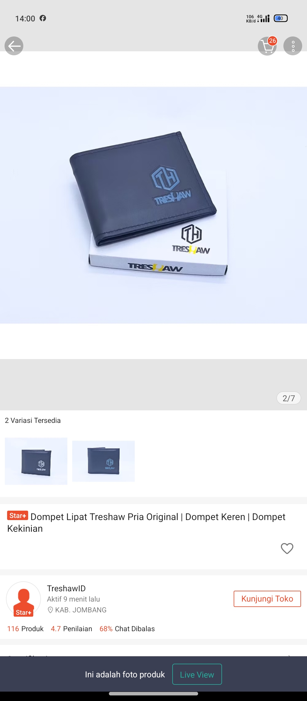 Foto laporan dompet (HB1419)