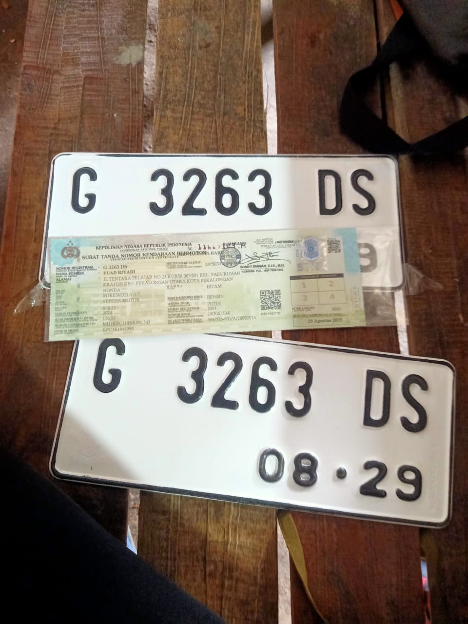 Foto laporan STNK Motor Stylo 160 (HB1533)