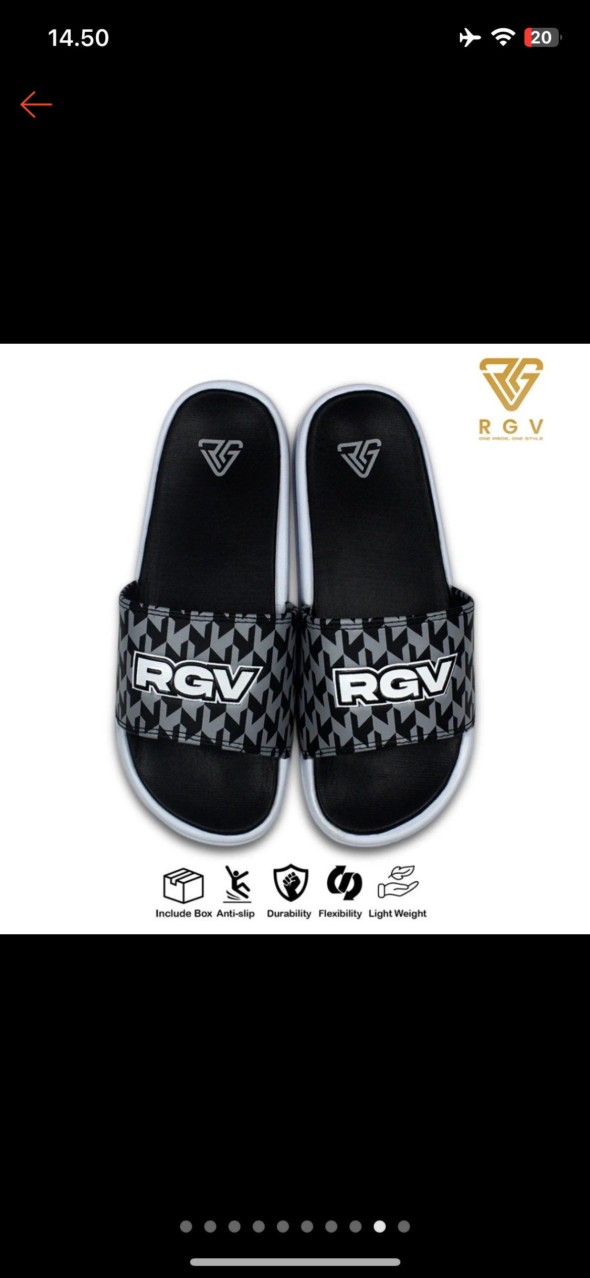 Foto laporan Sandal merk rgv (HB1620)