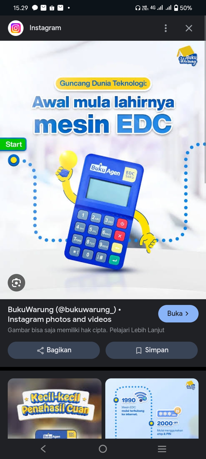 Foto laporan Mesin EDC SAKU (HB1797)