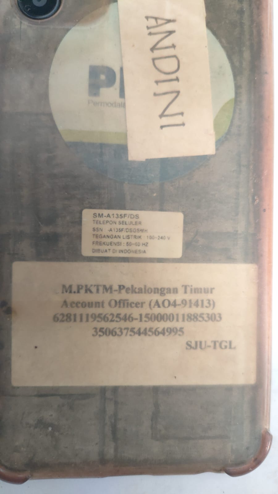 Foto laporan Hp Samsung A13 (HB1849)