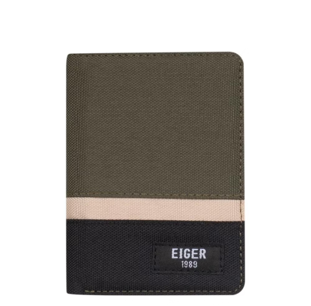 Foto laporan Dompet Eiger Hijau hitam list Putih (HB1942)