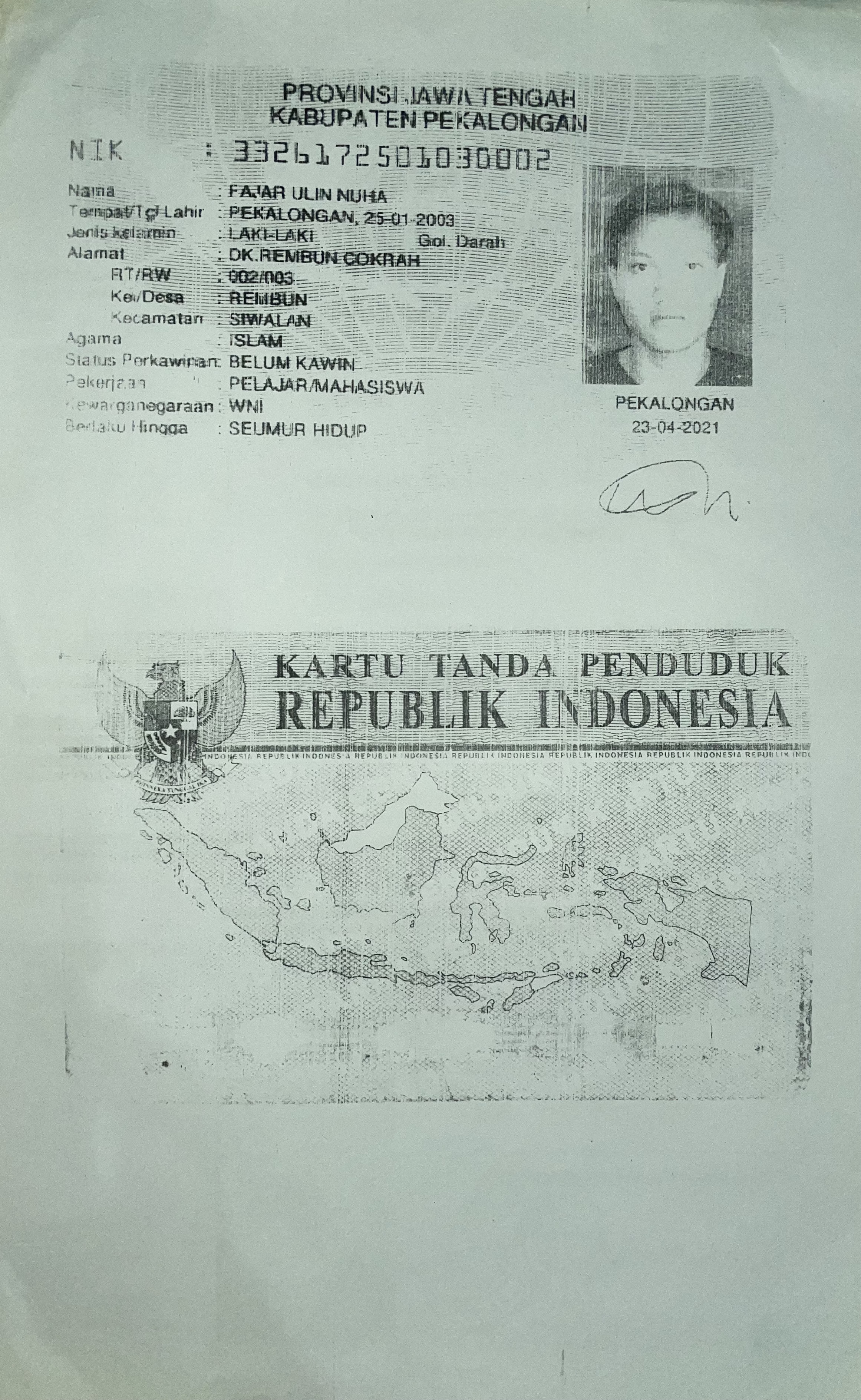 Foto laporan Dompet warna coklat (HB1994)