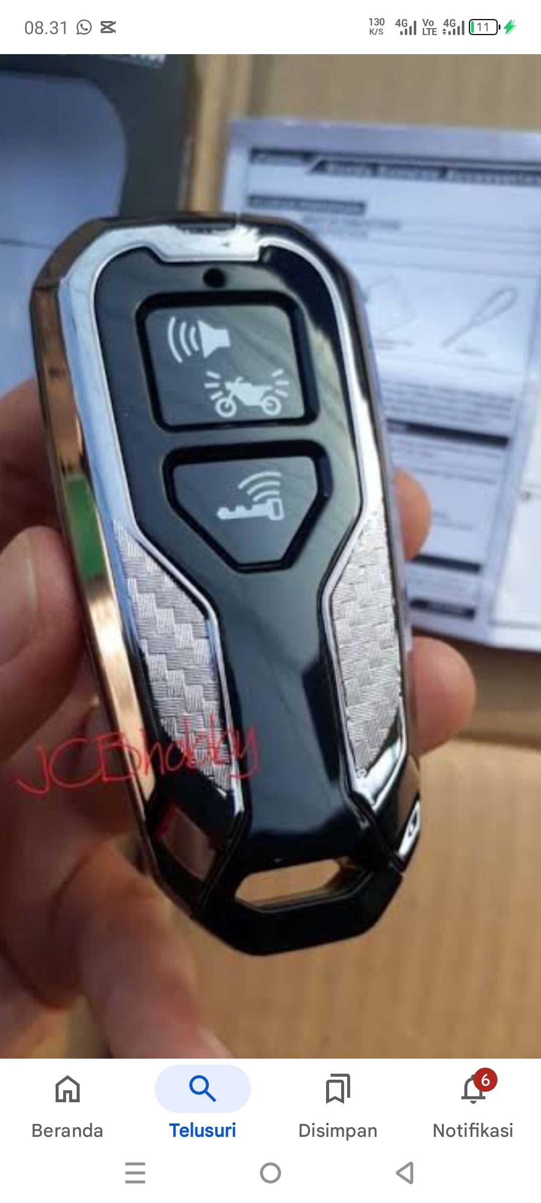 Foto laporan Kunci remot scoopy (Cover PCX) (HB2102)