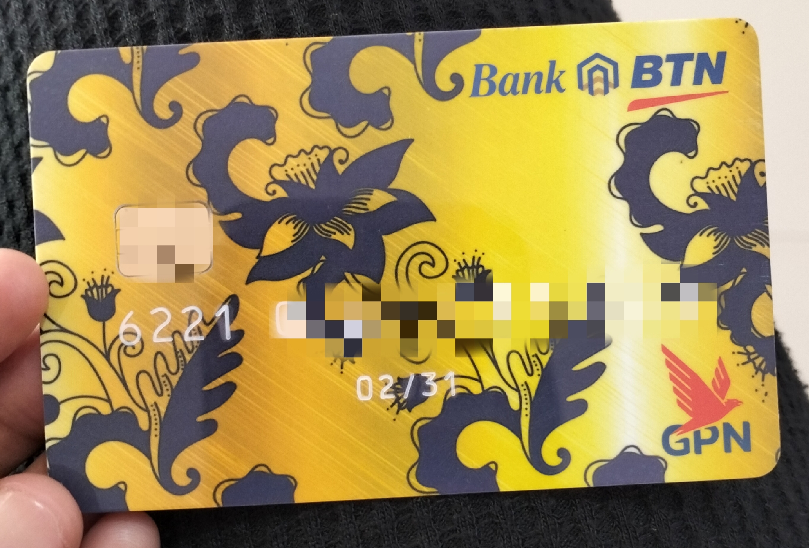 Foto laporan Kartu ATM BTN (HB2109)