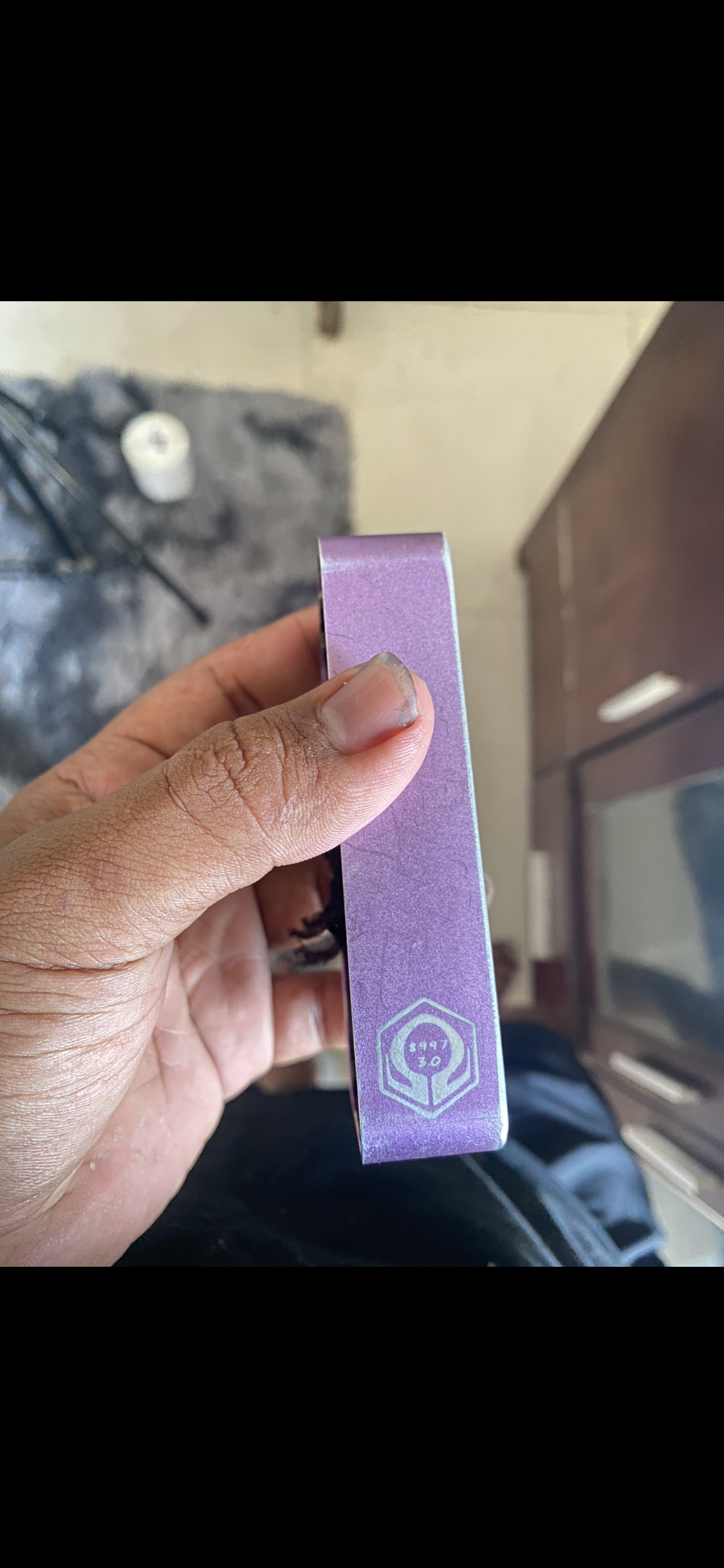Foto laporan Hexohm v3 anodized warna ungu (HB2243)