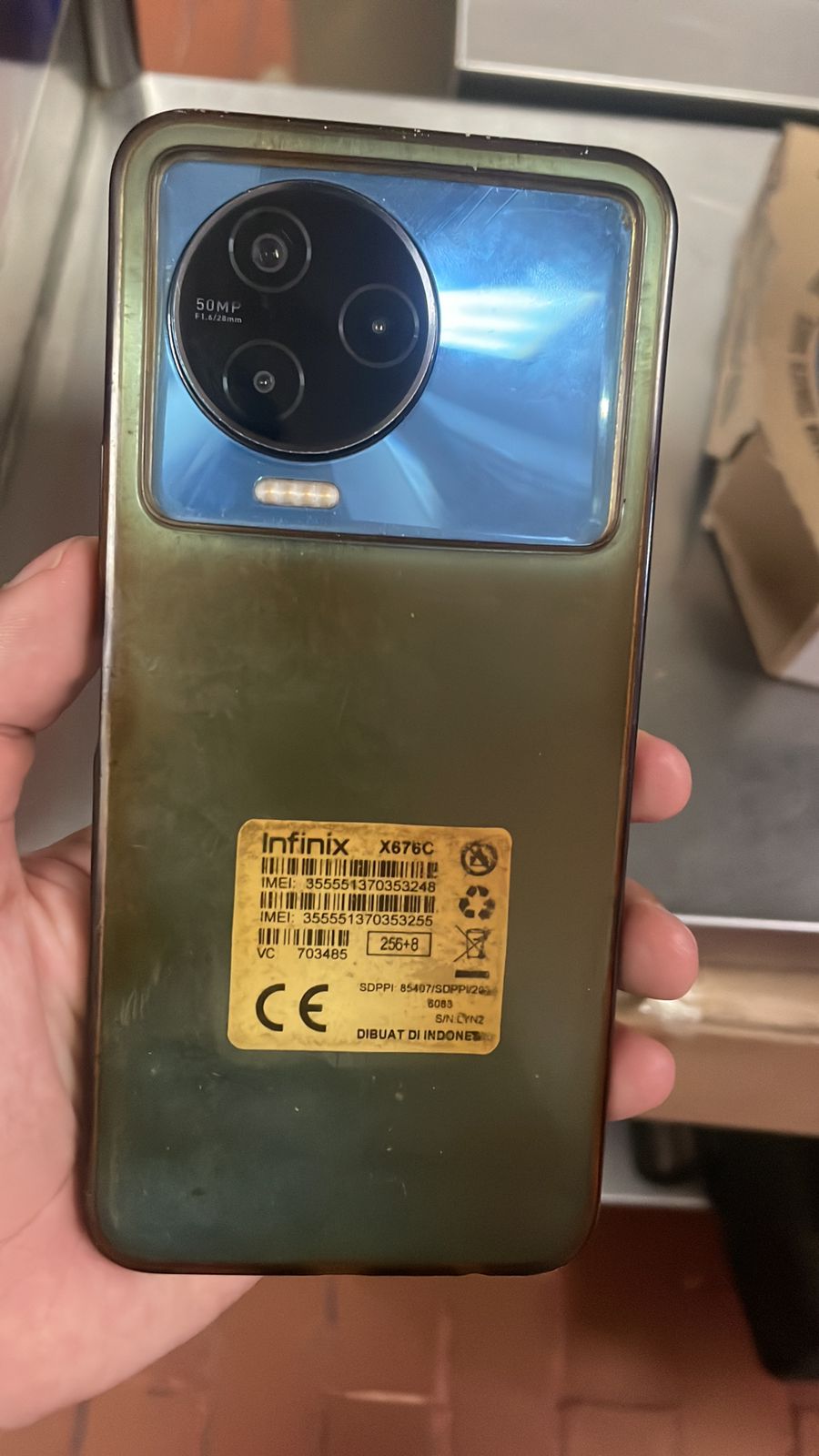 Foto laporan Hp Infinix note 12 2023 (HB2302)