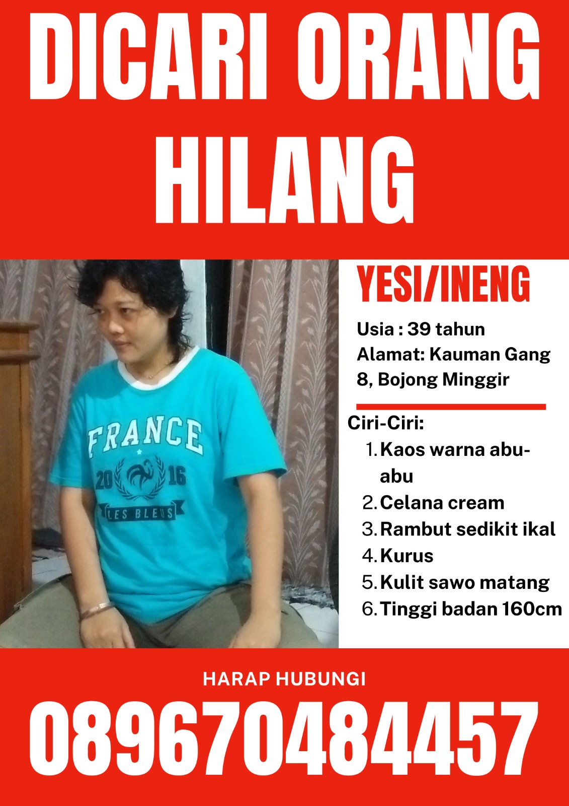 Foto laporan Orang (HB2317)